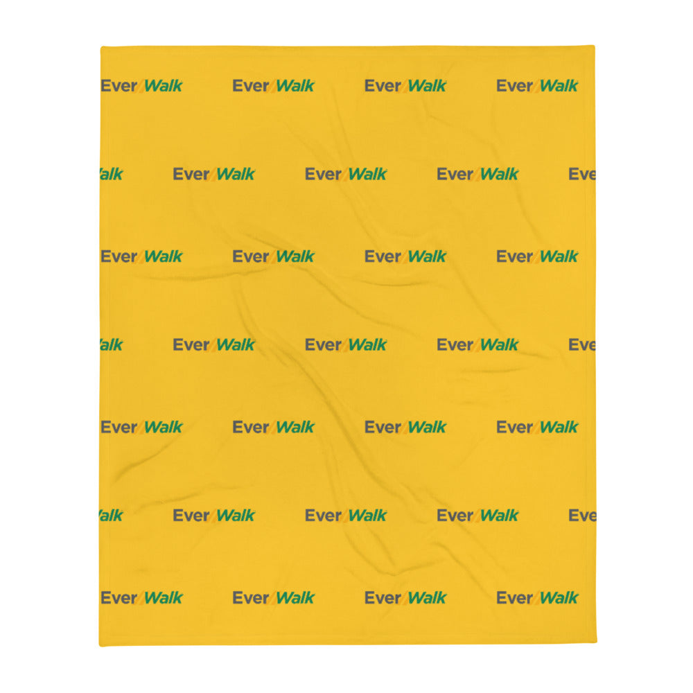 EverWalk Gold Throw Fleece Blanket