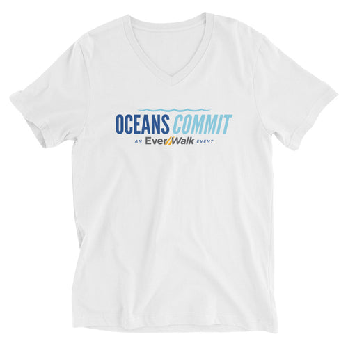 OceansCommit Unisex Short Sleeve V-Neck T-Shirt
